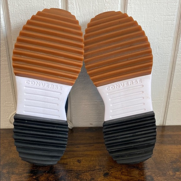 Converse Run Star Hike Platform Sneaker Hi-Top Black/White/Gum 5.5 - Picture 8 of 10